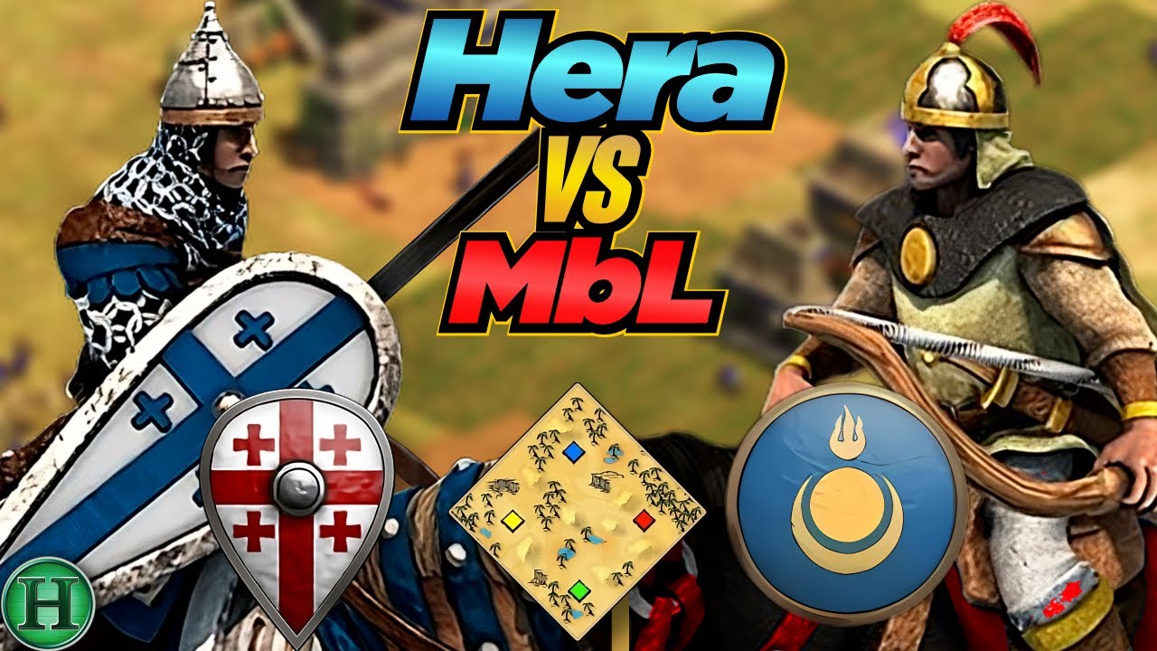 Georgians vs Mongols | 1v1 Arabia | vs MbL | AoE2