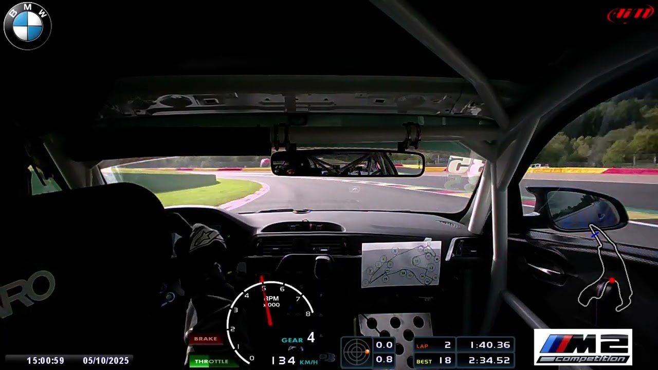 HIS FIRST EVER RACE // 16yo FULL STINT ONBOARD // BMW M2 CSR // BGDC 4H of Spa-Francorchamps
