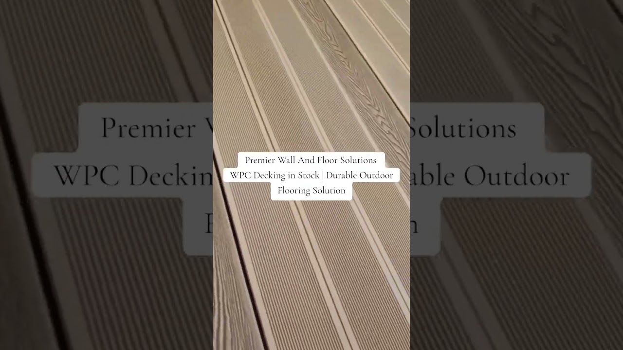 WPC Decking in Stock | Durable Outdoor Flooring Solution