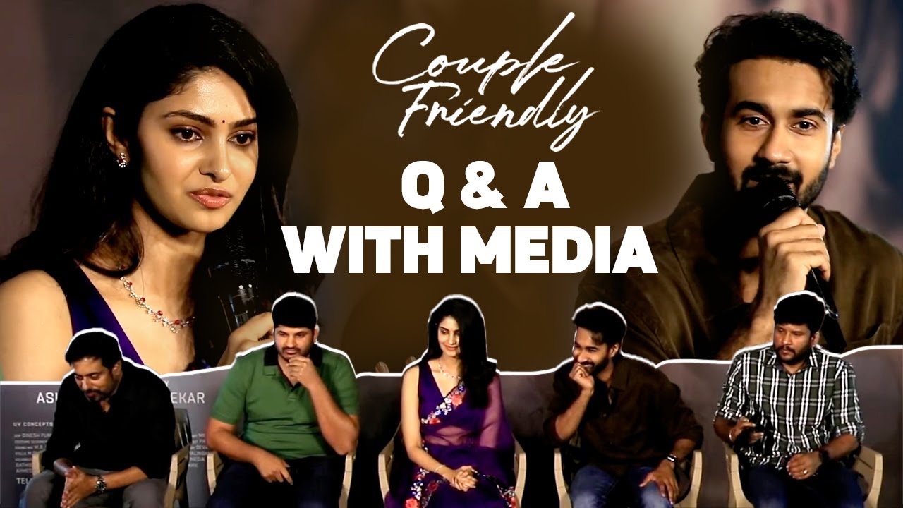 Couple Friendly Team  Q & A With Media | Santosh Soban || Bullet Raj