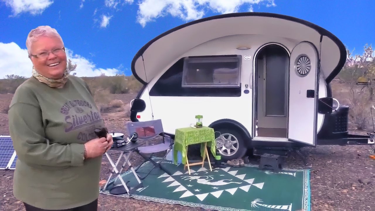 Inside the Cutest Tiny Trailer Ever - Living Full-Time on Social Security | CheapRVLiving Classic