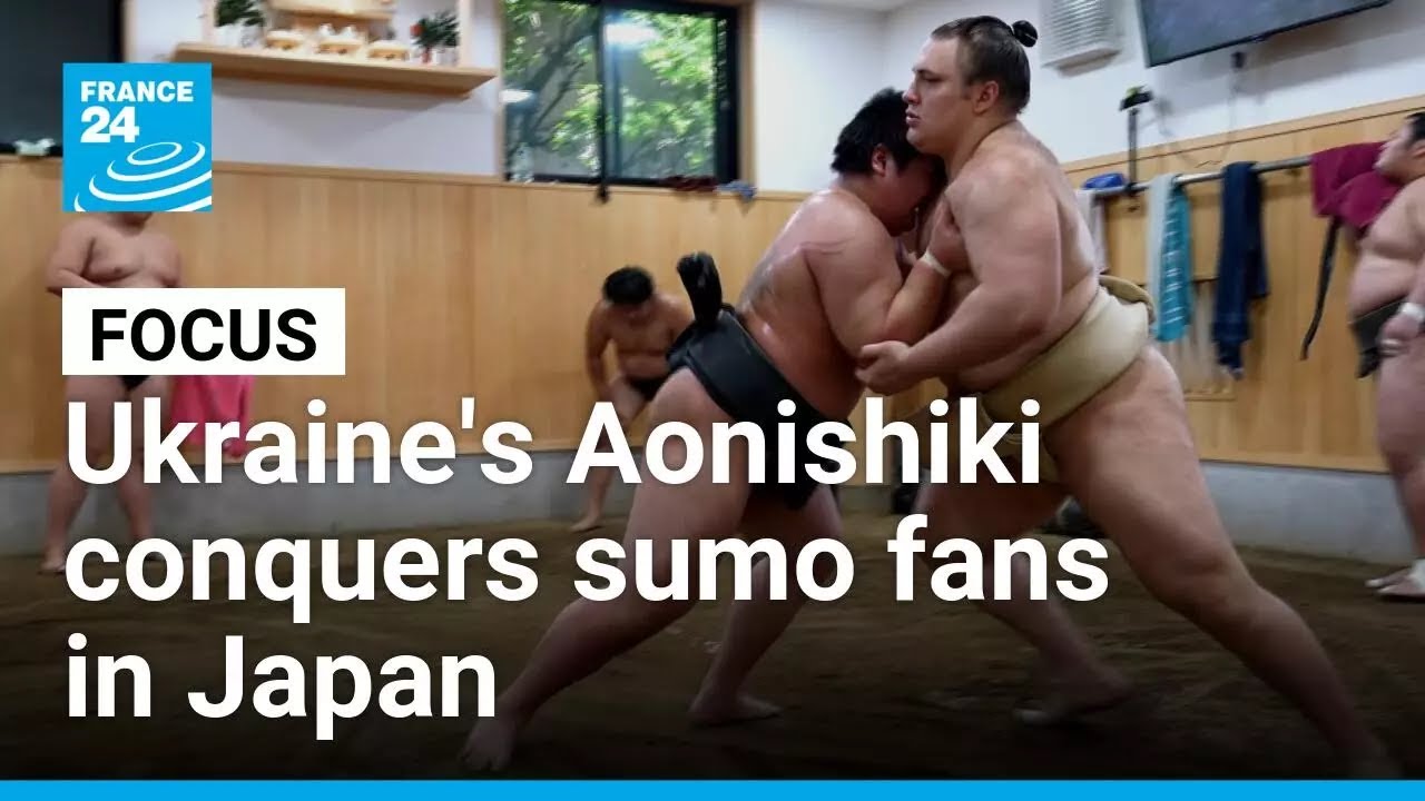 Ukrainian sumo wrestler Aonishiki, 21, conquers fans in Japan &bull; FRANCE 24 English