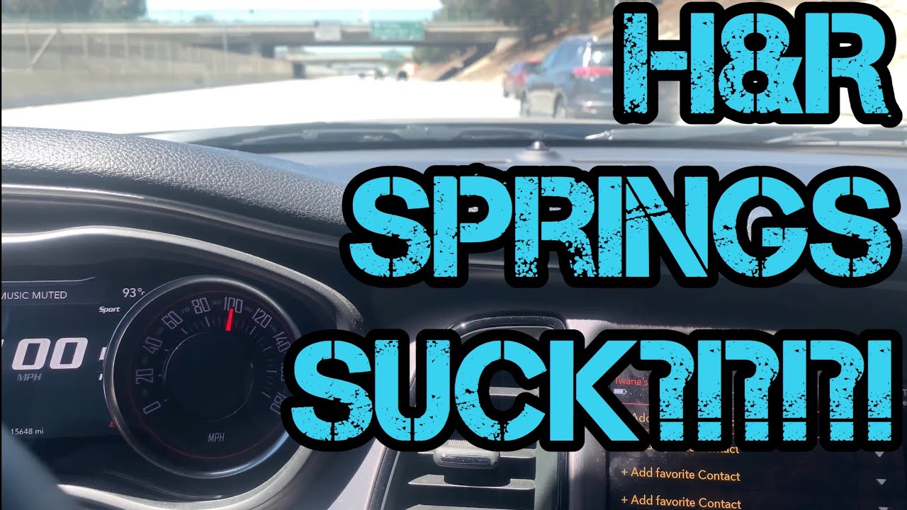 H&R Springs for Challenger Scat Pack First Impressions **POV Drive + Pull**