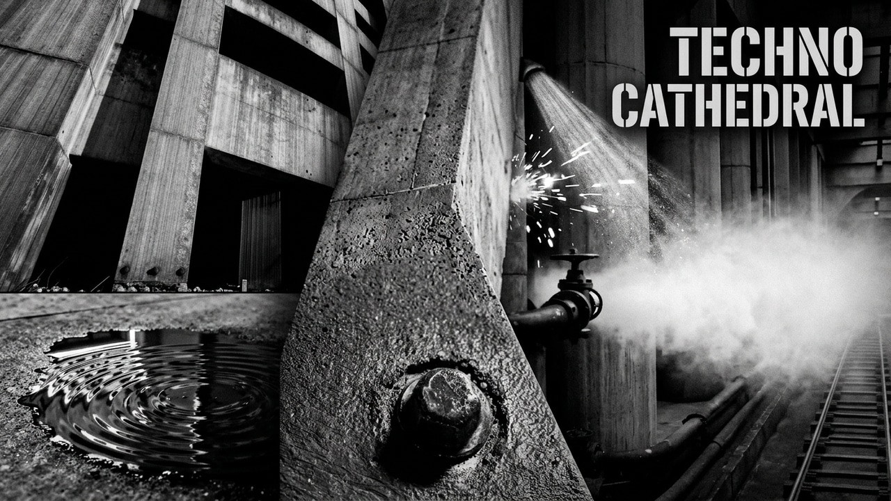 Cathedral of Concrete &ndash; Dark Minimal Industrial Techno | Brutalist Architecture | 128 BPM