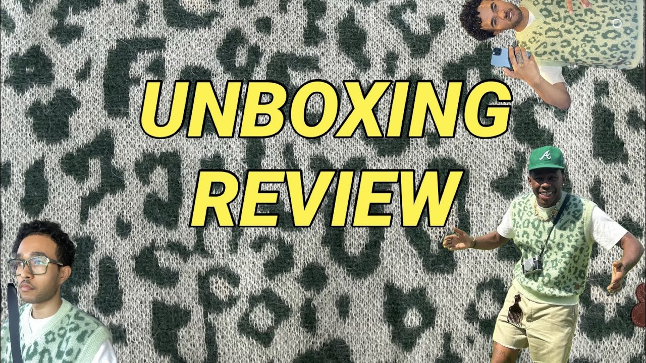 GOLF LE FLEUR SWEATER VEST UNBOXING (new leopard green)