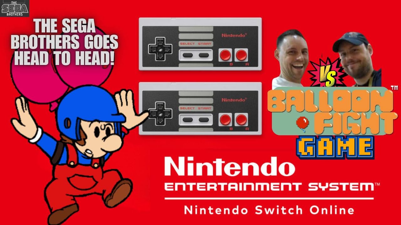 Balloon FIGHT : Nintendo Switch Online/Nintendo Entertainment System - 10MIN Gameplay 2 Player BRAWL