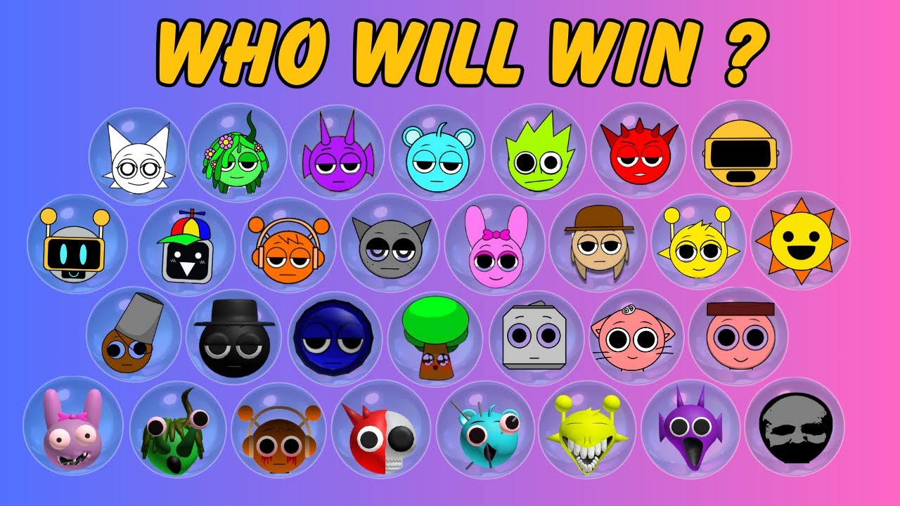 SPRUNKI Marble Race - Who will win