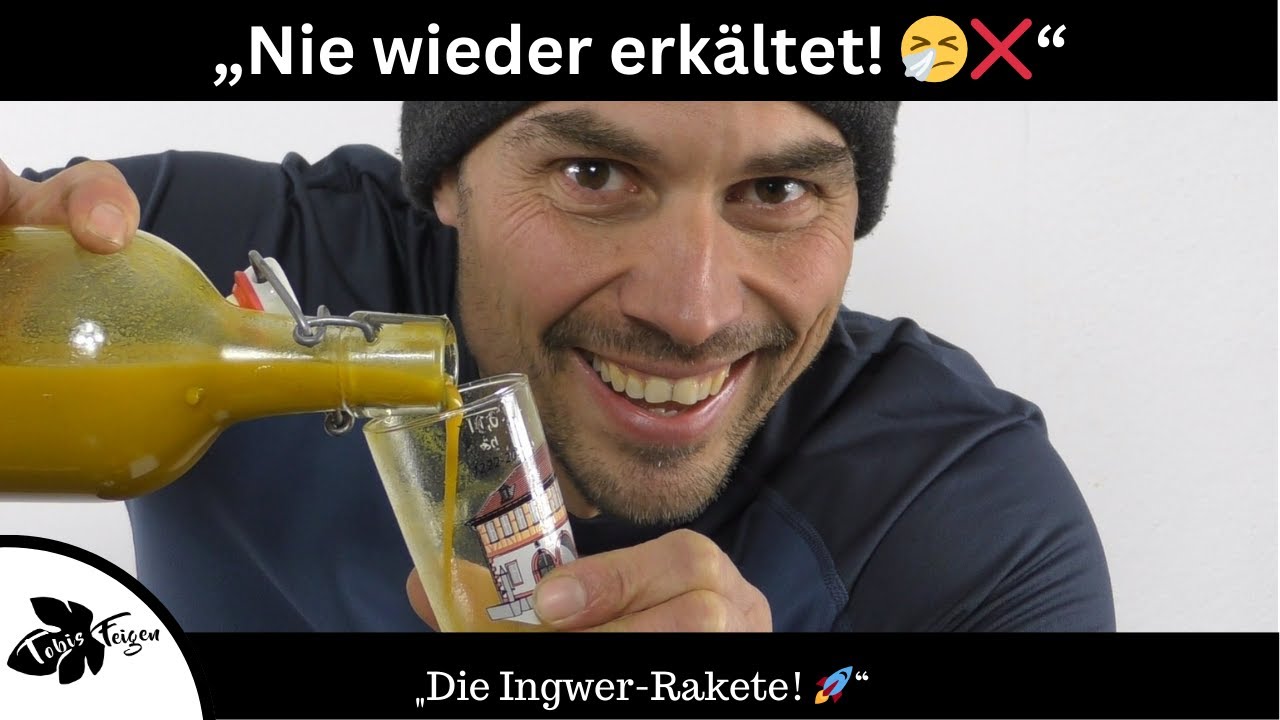 Geheimwaffe gegen Erkältung 🤧 Ingwer Shot selber machen