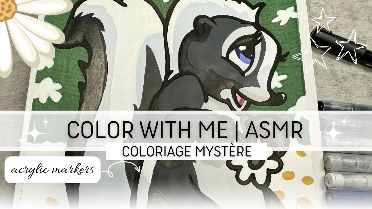 Color with me (ASMR) 🥰🌼 | Coloriage mystère Disney | Les grands classiques tome 1 🌼