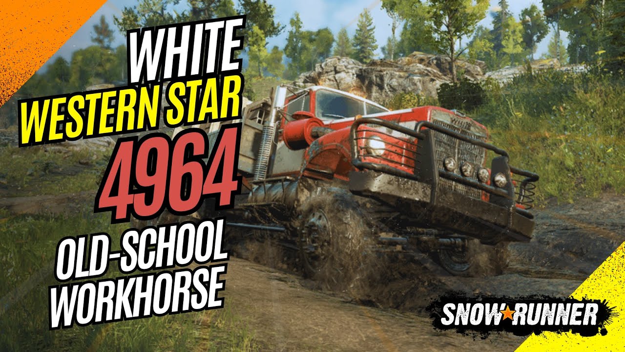 SnowRunner - White Western Star 4964 Ultimate Review