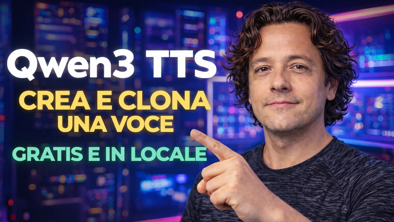 Clonare la Voce con Qwen3 TTS: GRATIS, Facile e Veloce (in Locale)