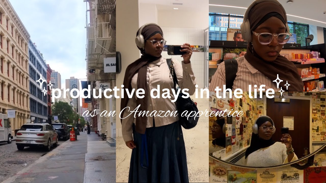 productive days in my life as an nyc Amazon apprentice 🧸
