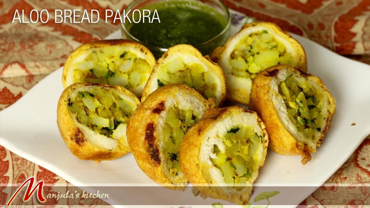 Aloo Potato Bread Pakora | Bread Aloo Pakora | Bread Pakora Recipe by Manjula