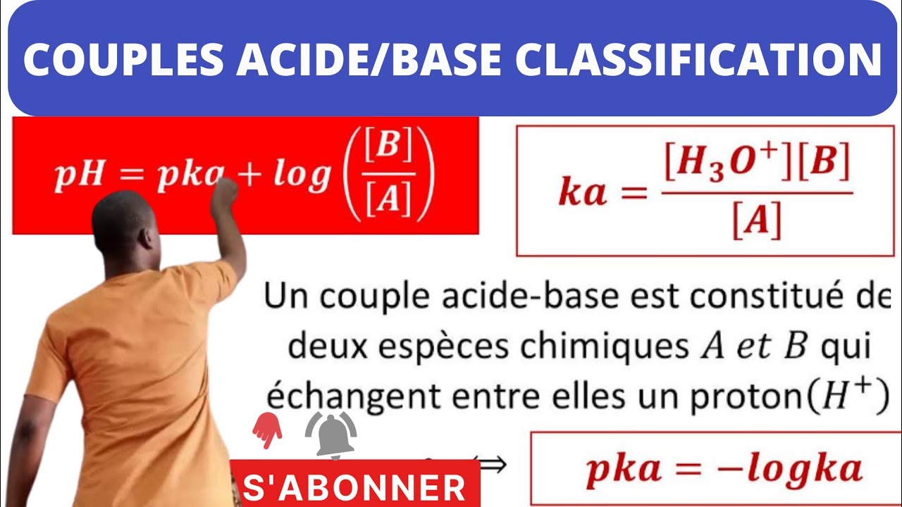 #Couples_Acides/Bases#Classification#resumé du cours#Technique_codes_secrets#