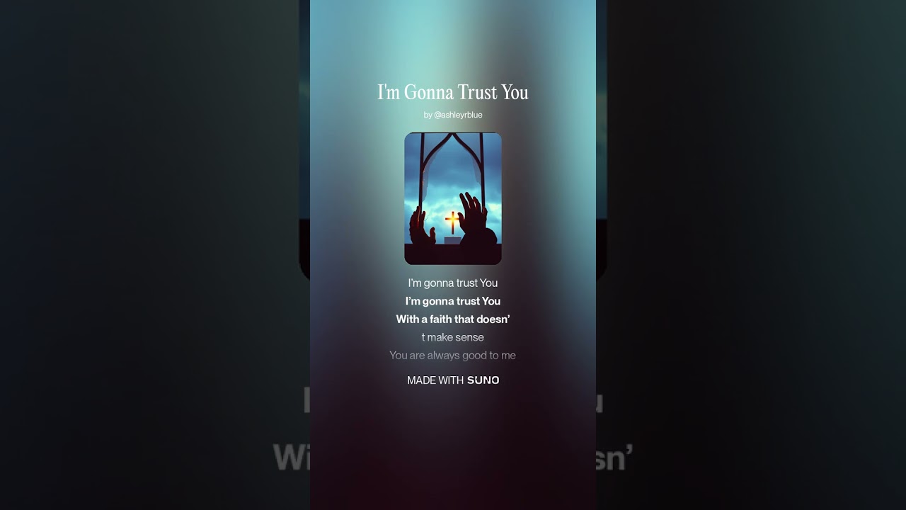 I'm Gonna Trust You