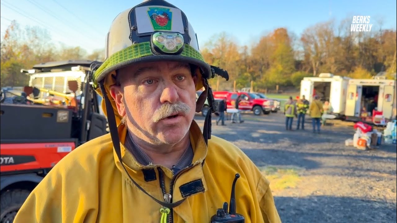 Neversink Mountain Brush Fire Progress and Firefighting Efforts