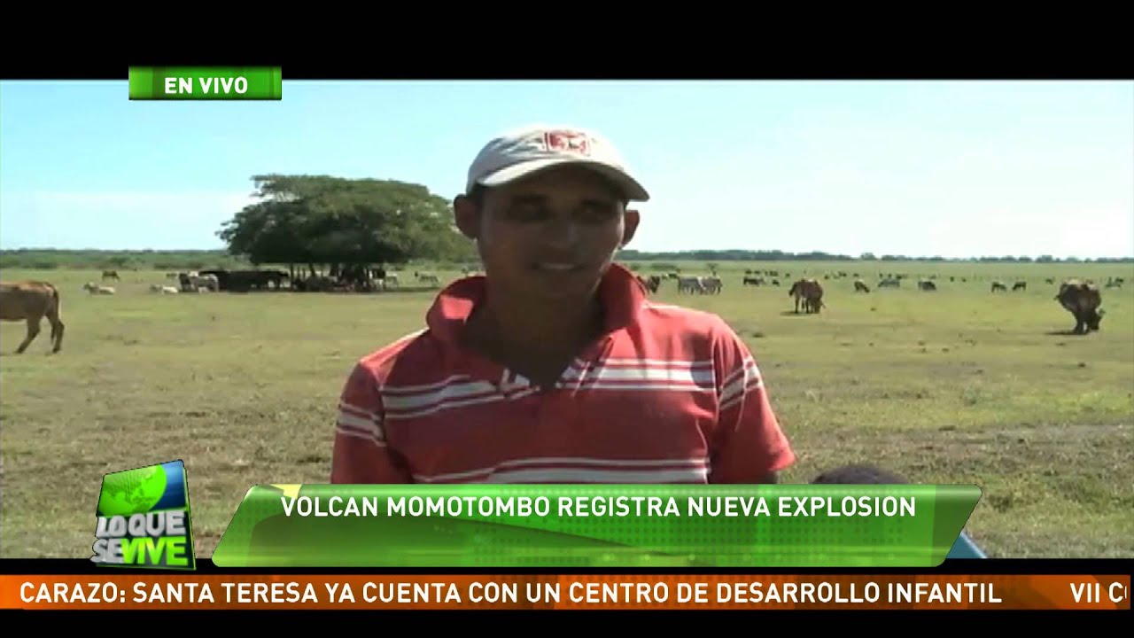 Volcán Momotombo registra nueva explosión