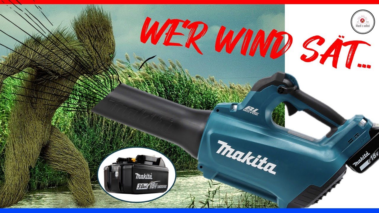 18 Volt AKKU Laubbläser. Was zur HÖLLE kann man alles damit anstellen?  Makita DUB 184