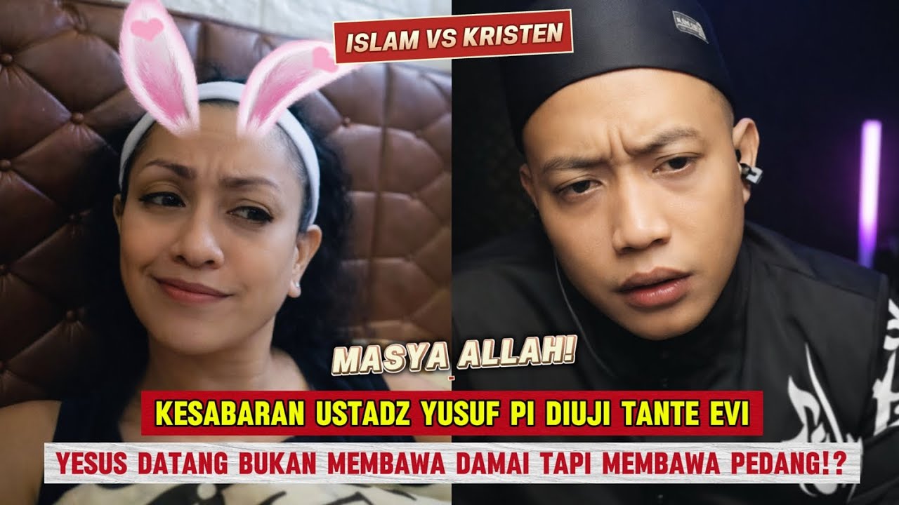 MASYA ALLAH❗KESABARAN USTADZ YUSUF PI DIUJI TANTE EVI ( DEBAT ISLAM KRISTEN TERBARU )
