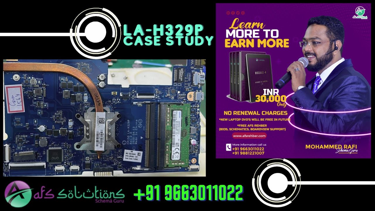 LA-H329P LIVE CASE STUDY BY #SCHEMA GURU, AFS SOLUTIONS BANGALORE