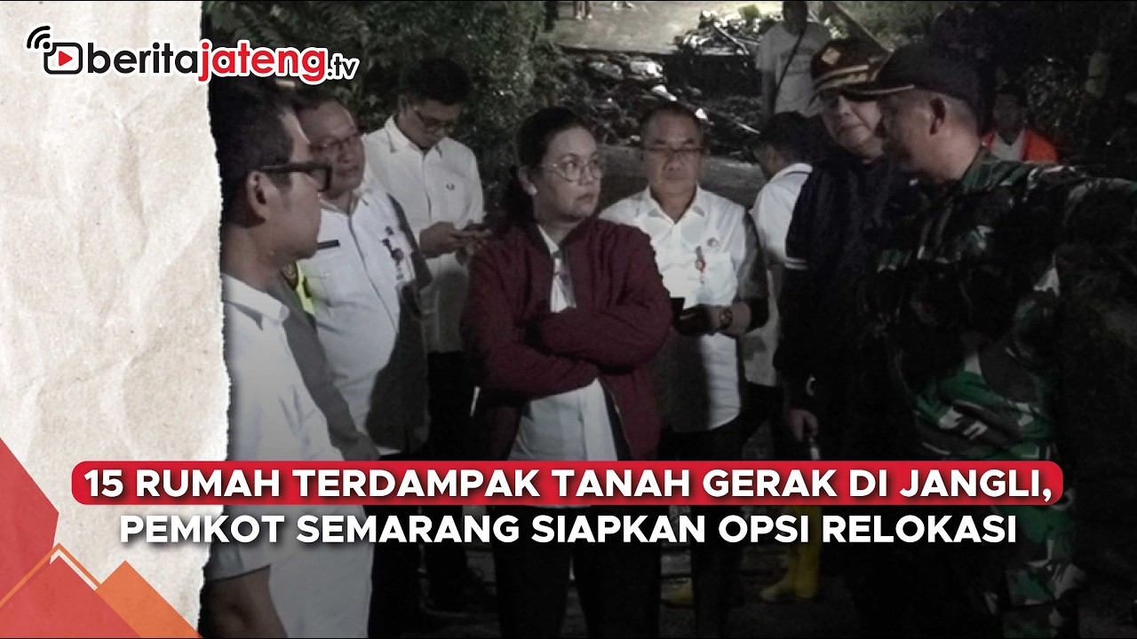 15 Rumah Terdampak Tanah Gerak di Jangli, Pemkot Semarang Siapkan Opsi Relokasi