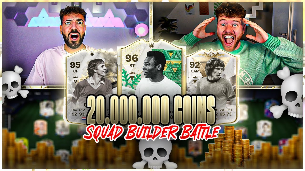 OMG!!🚨20 MIO COINS SBB ☠️ EA FC 24 SQUAD BUILDER BATTLE🔥 PROOWNEZ vs. WAKEZ