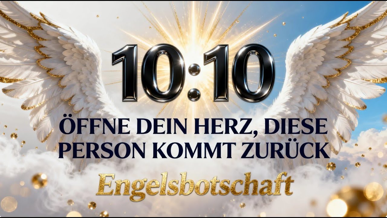10:10 | Du und diese Person wurden vom Universum zusammengeführt, öffne dein Herz | Engelsbegegnung