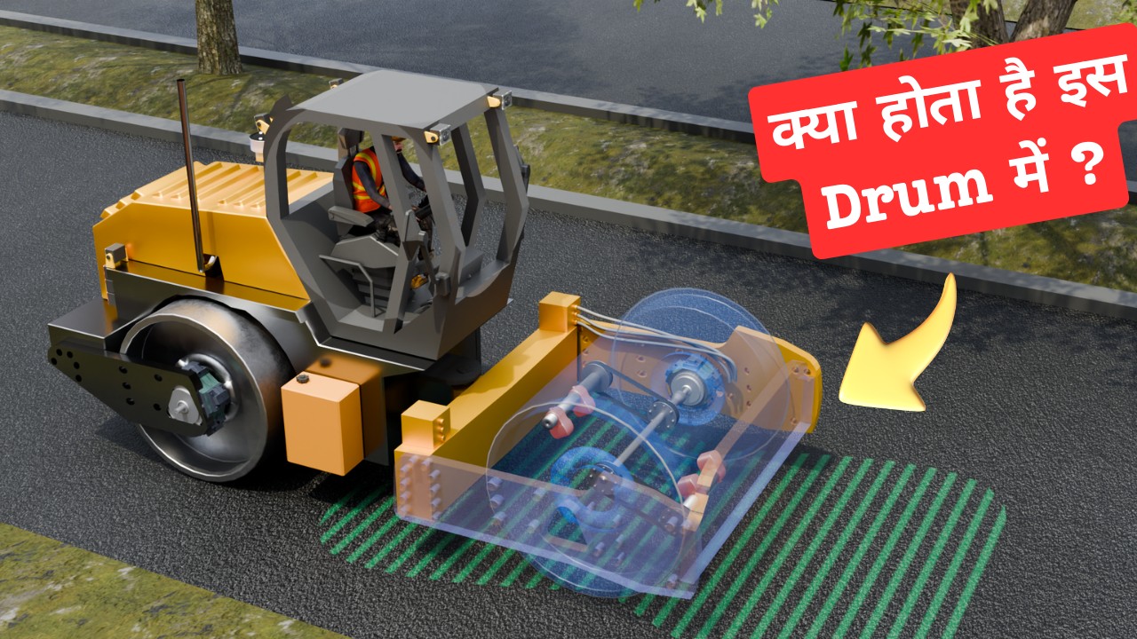 Vibratory Soil Compactor(Road Roller) Working