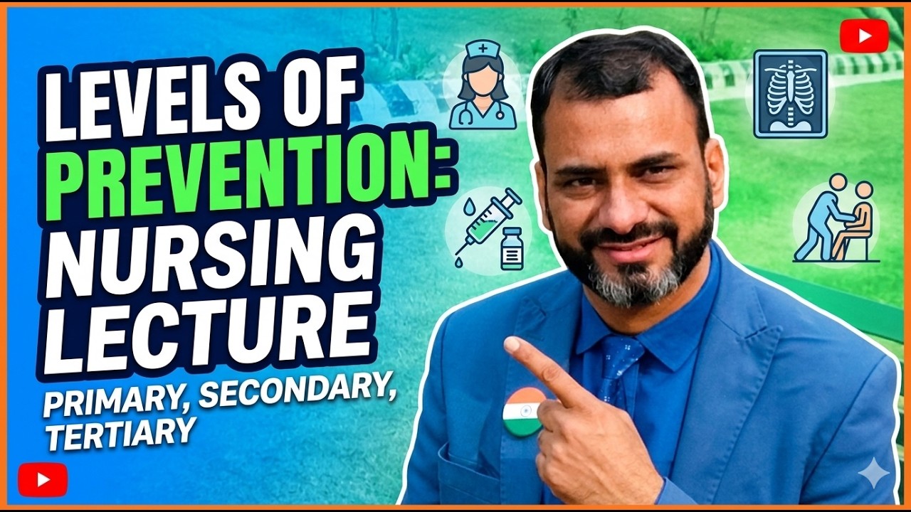 Levels of prevention | primordial primary secondary and tertiary prevention