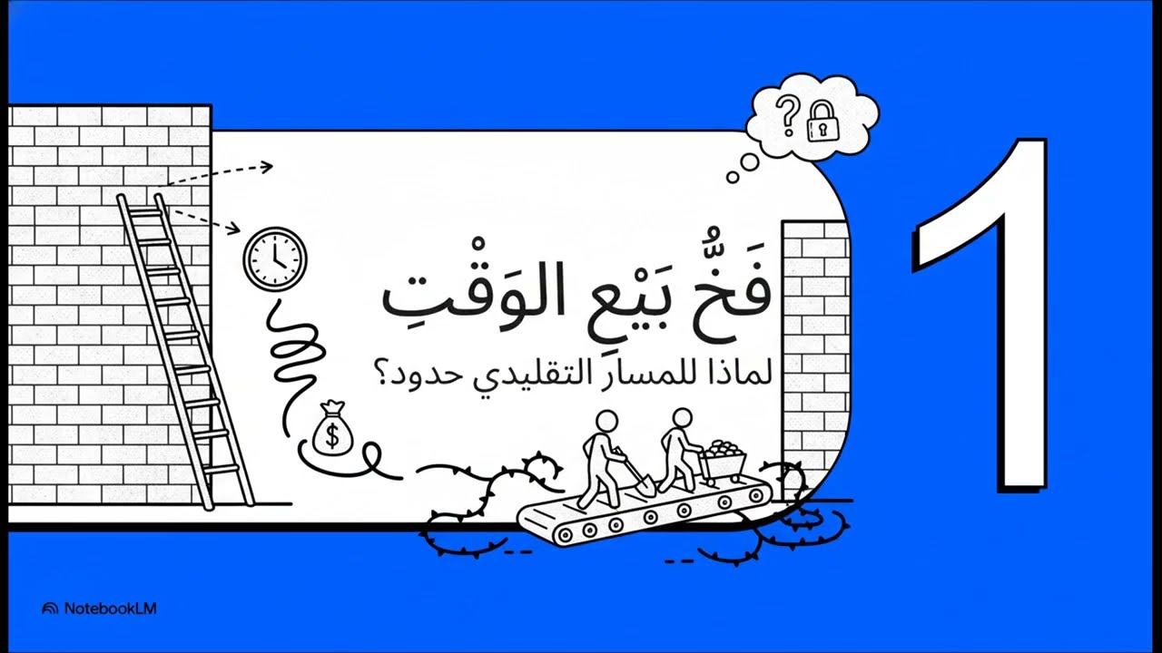 وداعاً لبيع وقتك: كيف تبني ثروة حقيقية تعمل لصالحك وأنت نائم؟