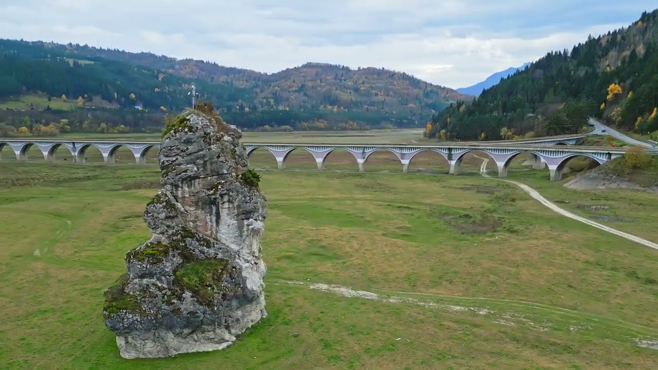 DJI Mini 3 Pro | Viaduct Poiana Largului, Piatra Teiului (jud. Neamț, Pod, Vârful Toaca, Ceahlău)