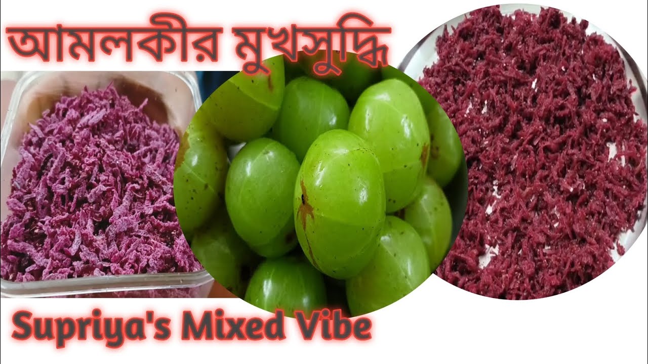 আমলকীর মুখশুদ্ধি একটি ইউনিক রেসিপি | Amlokir  Mukhsudhhi recipe | Dry Gooseberry recipe | Dry Amla 