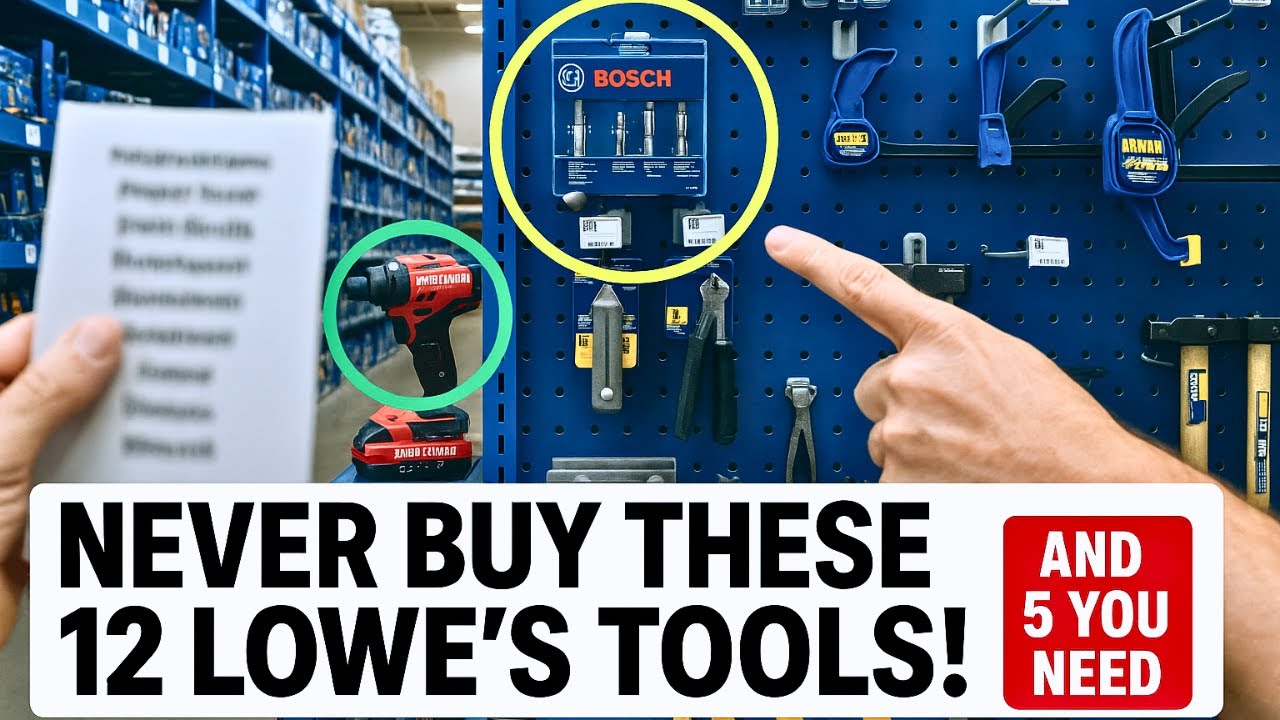 The 12 Tools You Should NEVER Buy at Lowe's (And 5 You NEED)