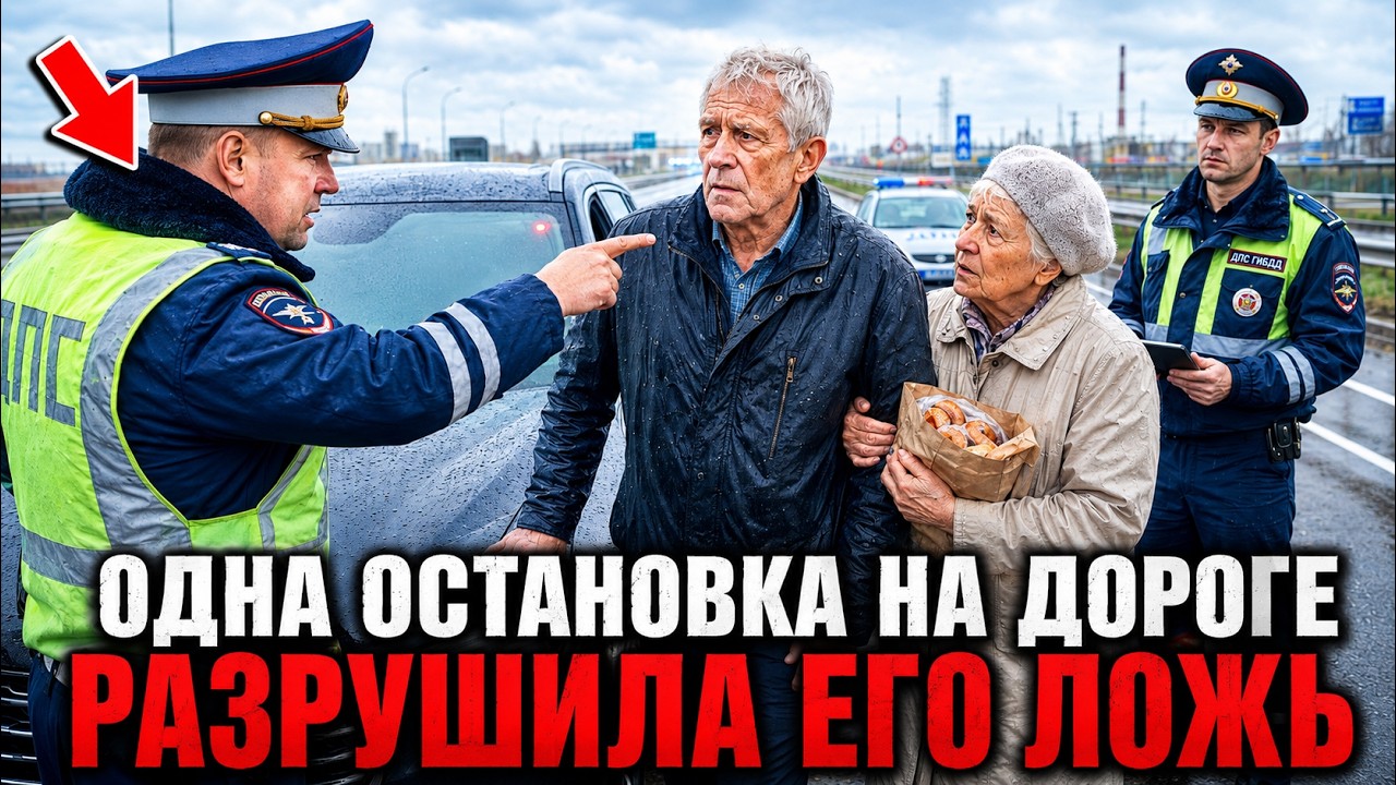 Капитан остановил стариков, но не заметил камеру в машине