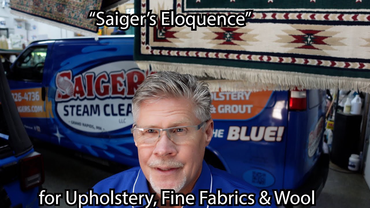 Saiger's NEW Eloquence for Cleaning Upholstery, Fine Fabrics & Wool Pre-Spray Cleaner