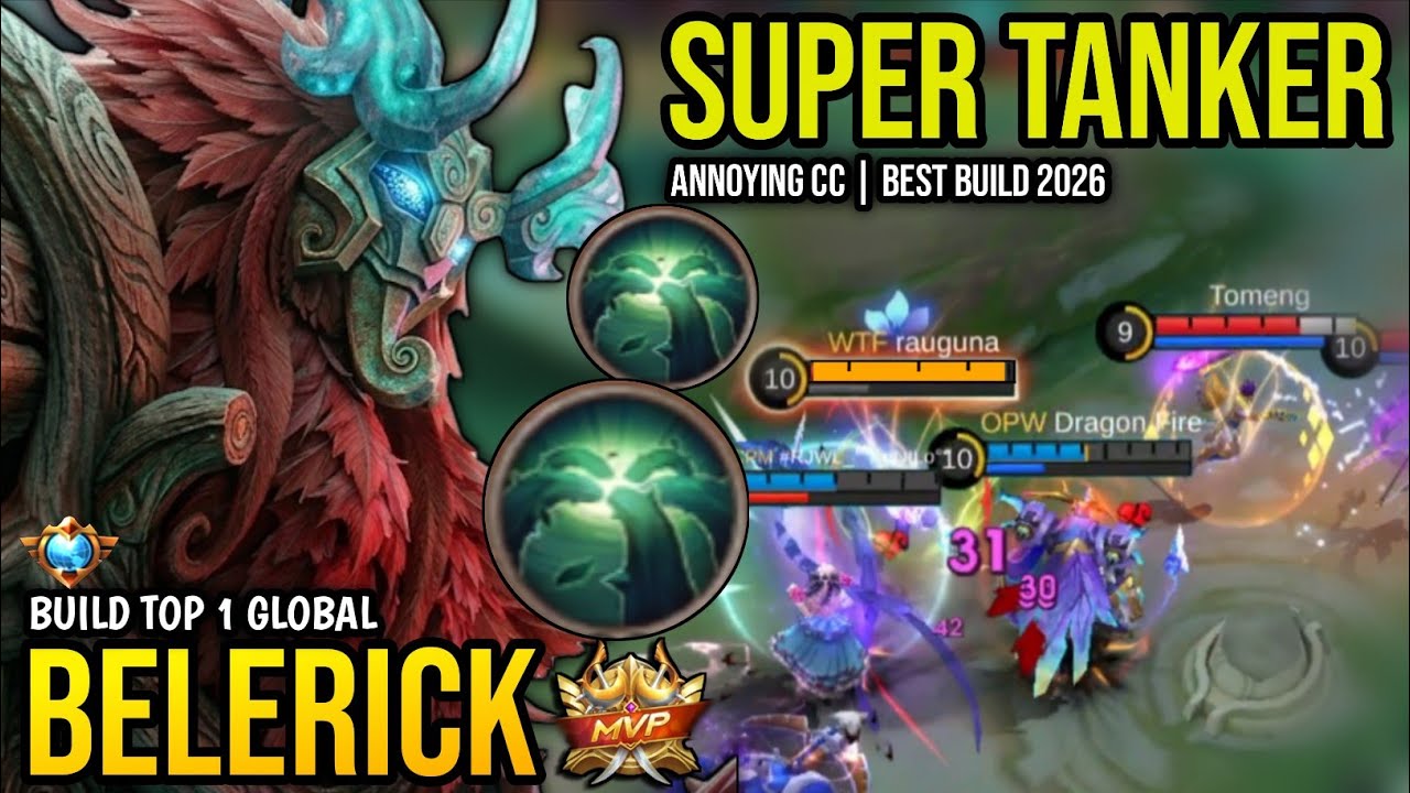 Лучшая сборка Белерика 2026 года | Лучший геймплей за Белерика в мире | Mobile Legends✓