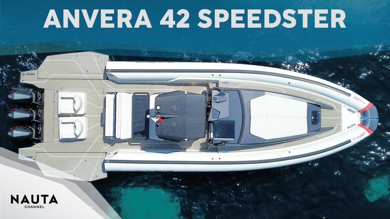 Anvera 42 Speedster - boat tour esterni e cabine
