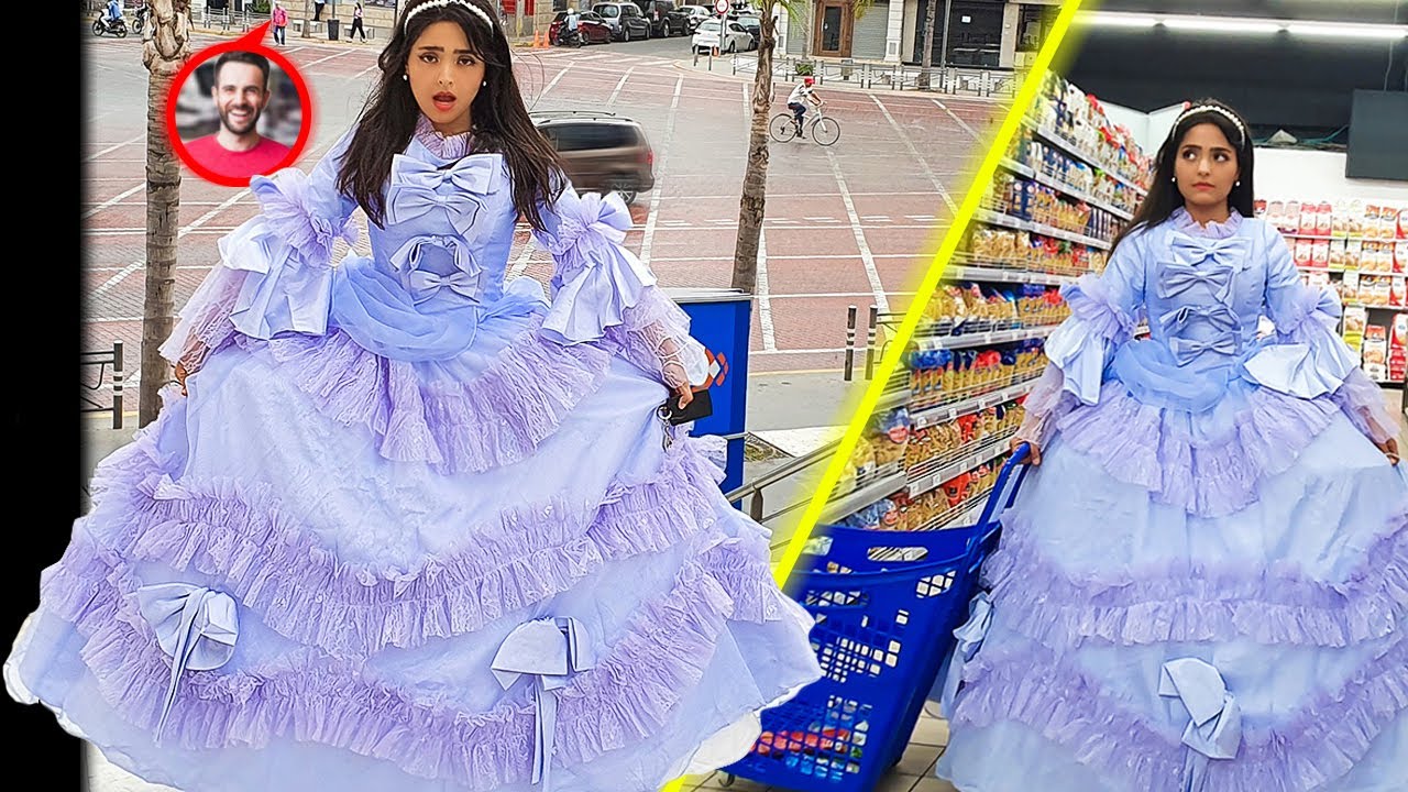 لبست فستان من القرن الثامن عشر 18 ليوم كامل 👗👵🏻