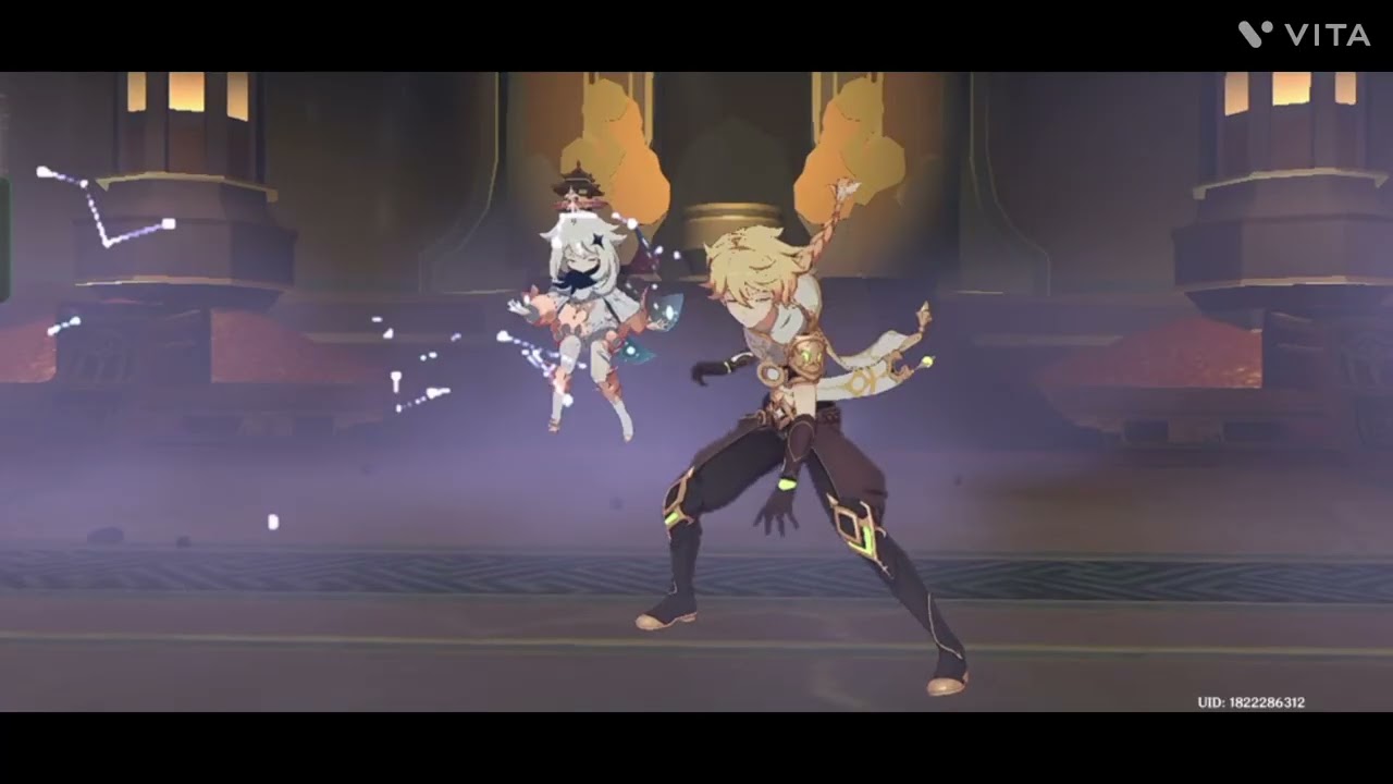 Qiqi vs Childe (solo fight).            Artifacts- 4 piece Ocean Hued Clam.        #genshin #gaming 