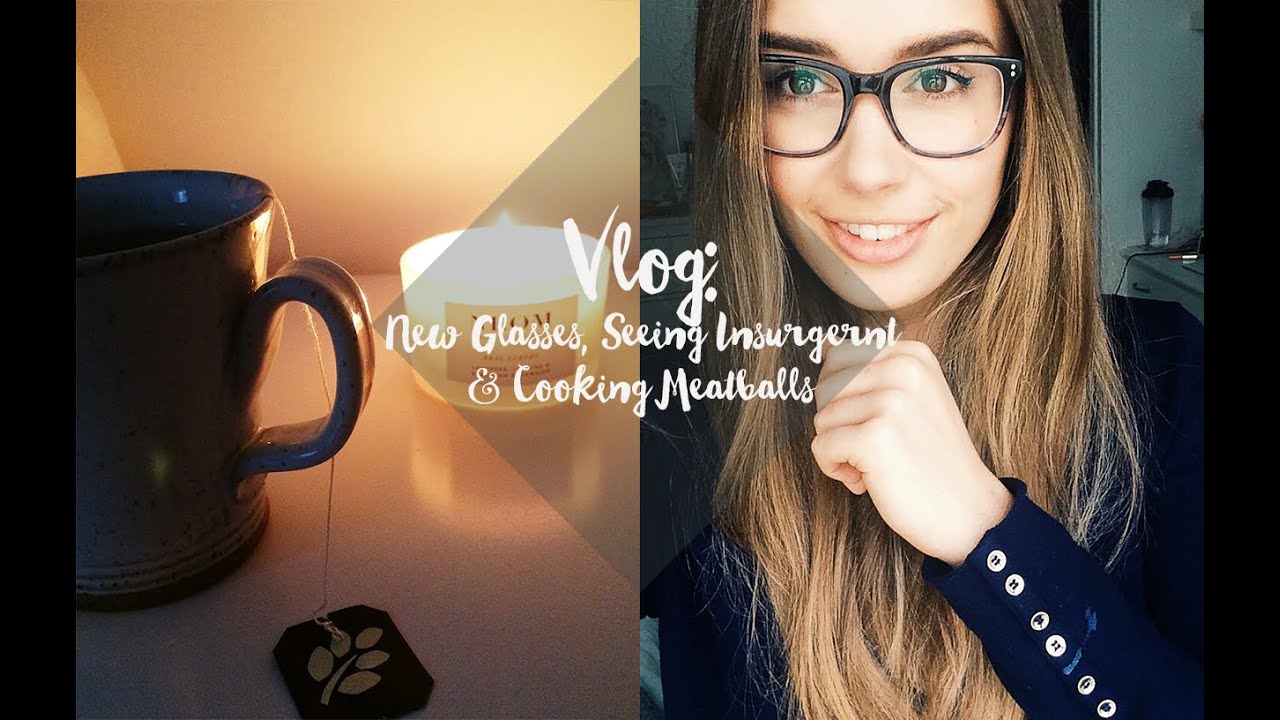 VLOG: New Glasses, Seeing Insurgent & Making Meatballs! | Hello October