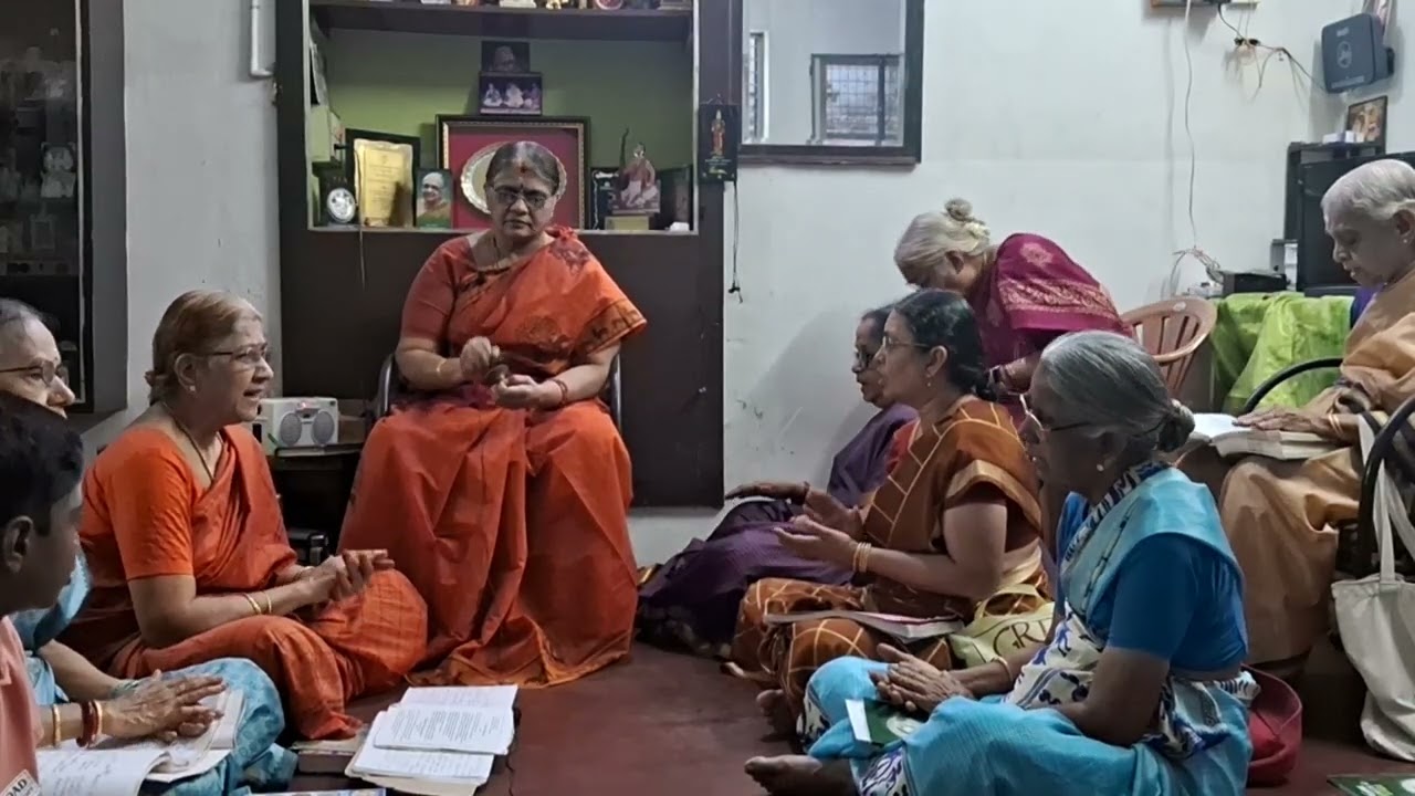 Sampradhaya  bhajan  class/Anjeneyar Dhyanam/3 bhajans 