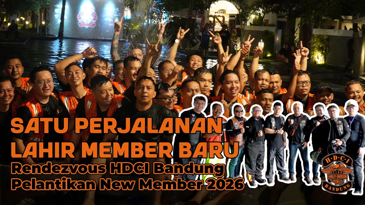 Rendezvous HDCI Bandung 2026: Keseruan Ospek, Pelantikan & Touring Harley ke Pangandaran