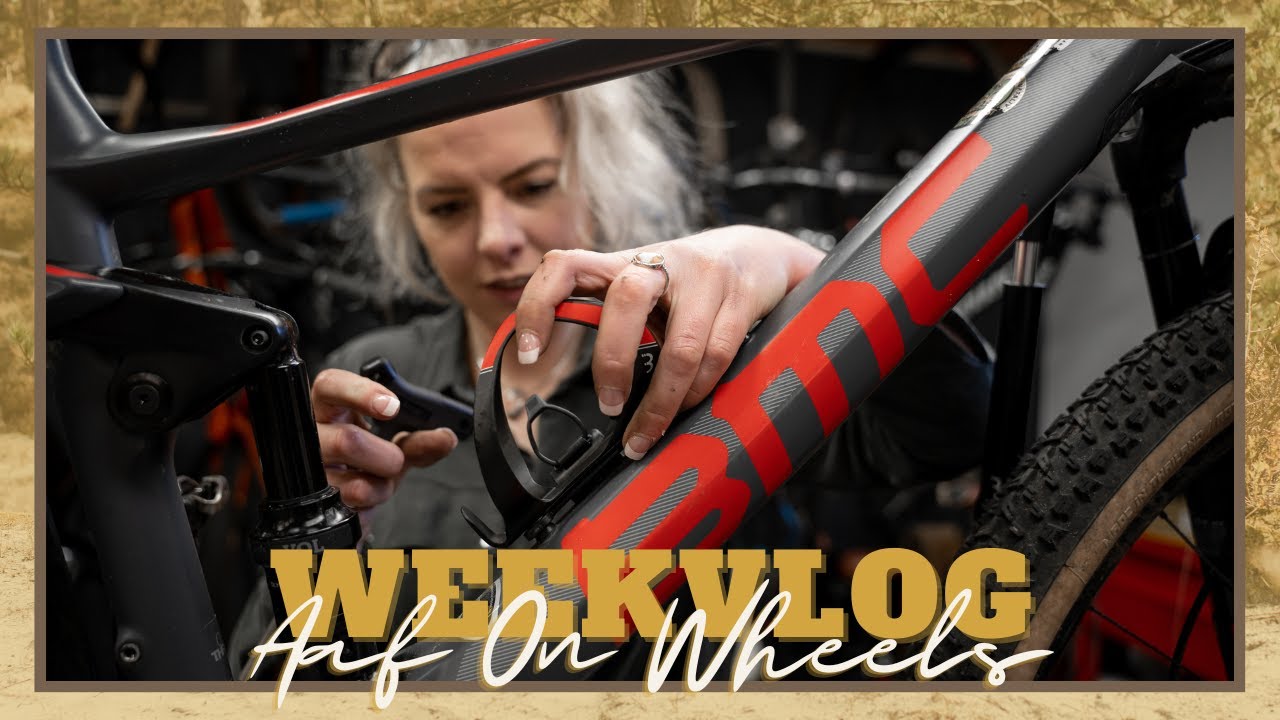 MTB EN GRAVELBIKE ONDERHOUD / MOUNTAINBIKE CLINIC SCHOORL・VLOG #66 | Aaf on Wheels ©