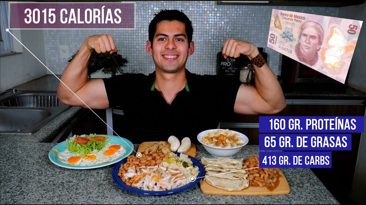 ¡GANA MASA MUSCULAR CON 50 PESOS AL DÍA!