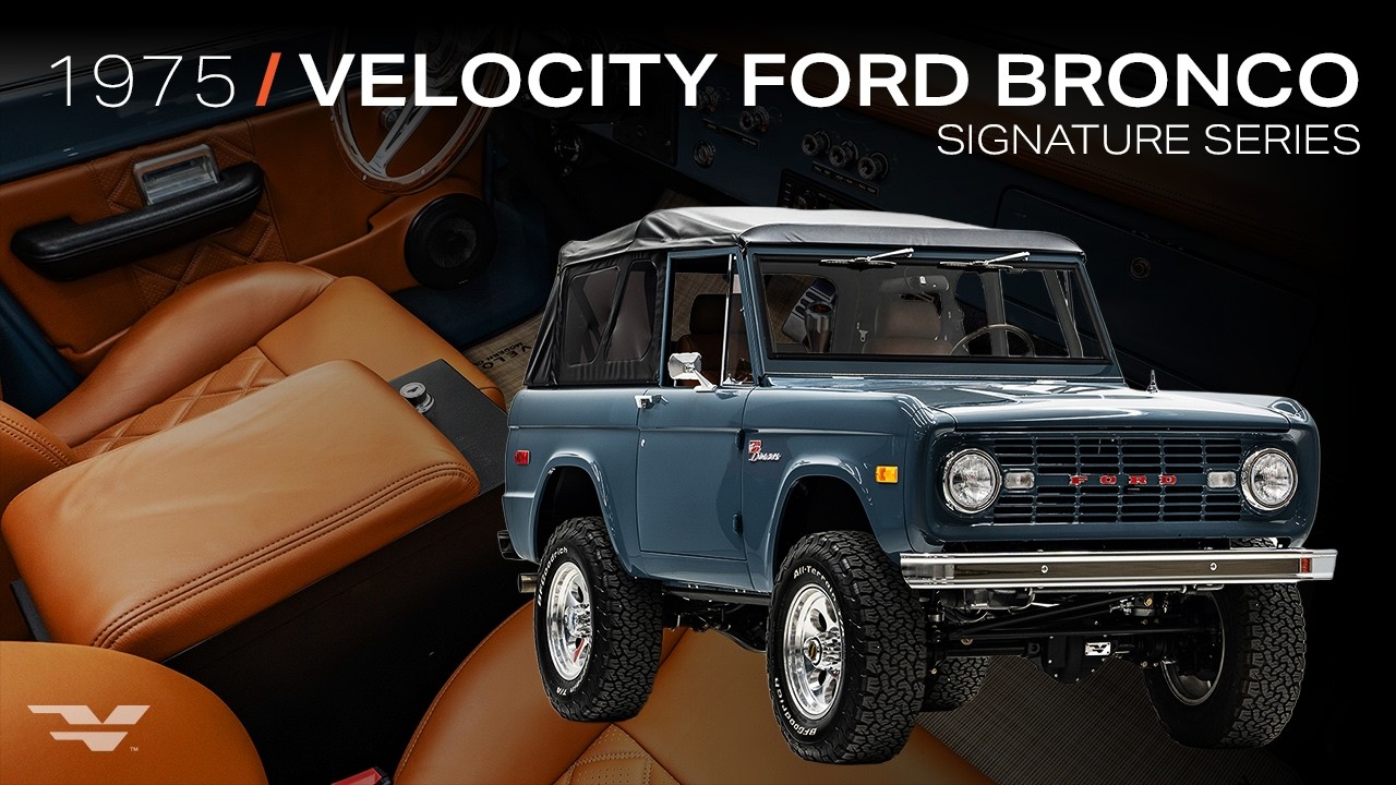 Vintage Ford Bronco | Velocity Restorations Anvil Gray Ford Bronco
