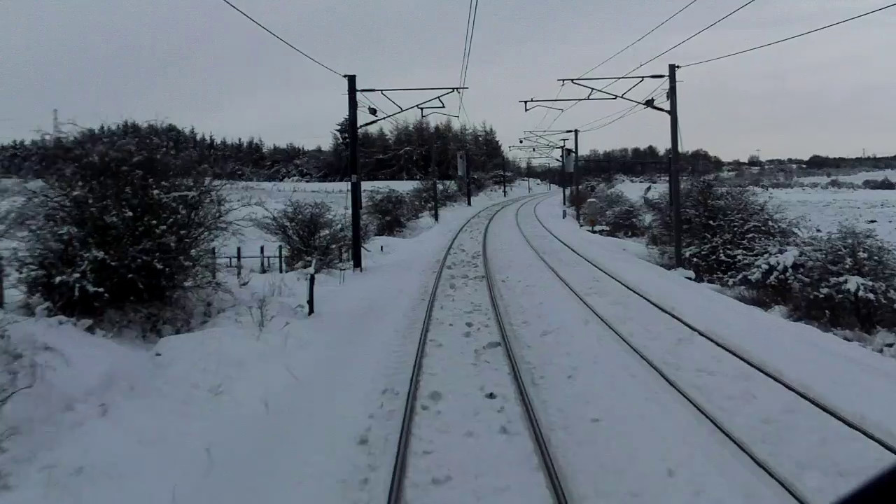 Edinburgh to Glasgow-on board an INTERCITY 225