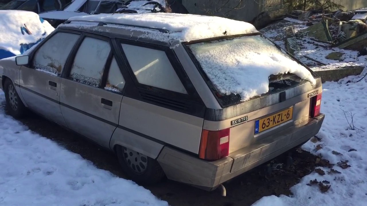 Series 1 Citroën bx break 19 trs 1985 cold start