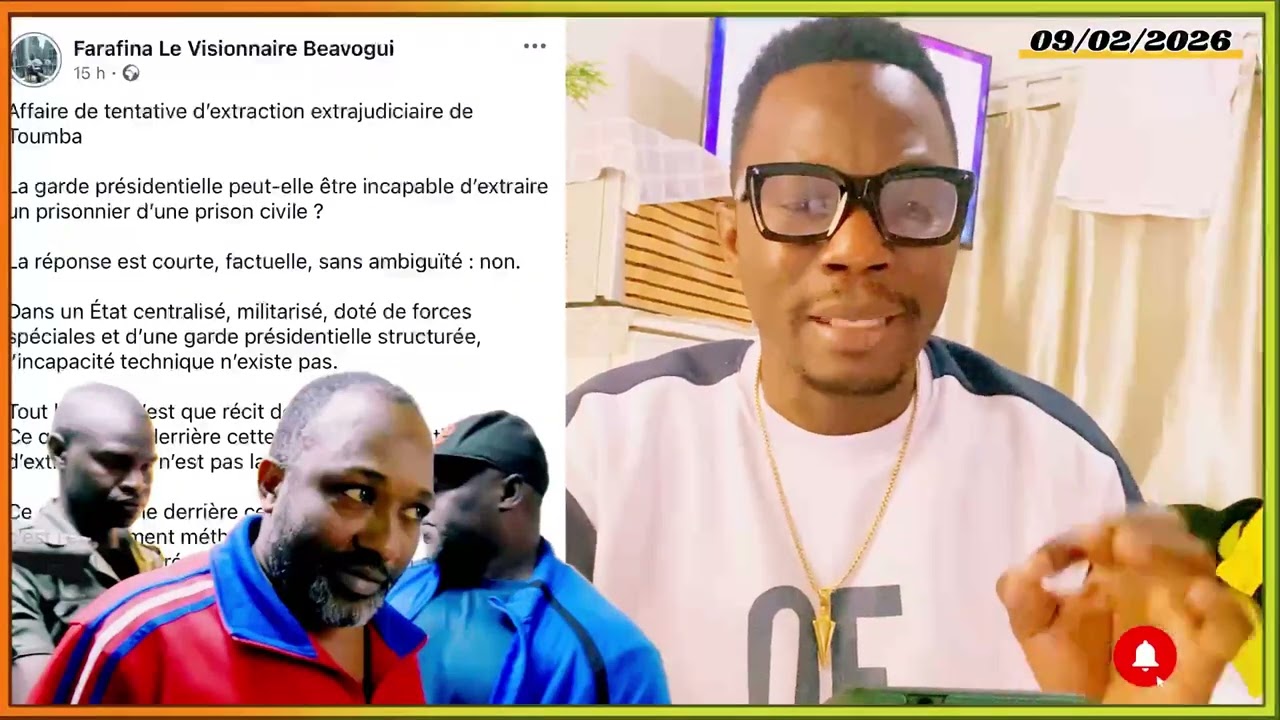 🔵🔴EXTRACTION DE TOUMBA DIAKITÉ : OPÉRATION AVORTÉE OU SCÉNARIO POLITIQUE SOIGNEUSEMENT CONSTUIT ?