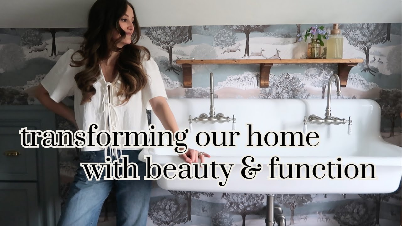 Our old stone cottage got a dream bathroom makeover (small attic bathroom before & after)
