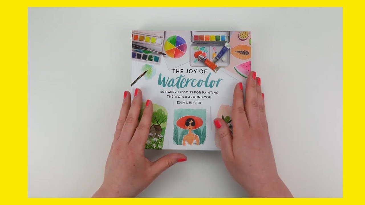💛 Review of Emma Block The Joy of Watercolor and my attempts! 💛